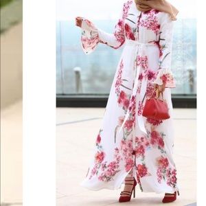 Long sleeve maxi dress